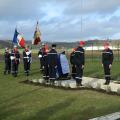 Création d’une stèle au Centre de Secours d’Anizy-le-Château le 15 Novembre 2012