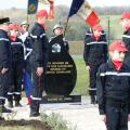 Création d’une stèle au Centre de Secours d’Anizy-le-Château le 15 Novembre 2012