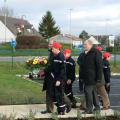 Création d’une stèle au Centre de Secours d’Anizy-le-Château le 15 Novembre 2012