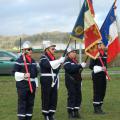 Création d’une stèle au Centre de Secours d’Anizy-le-Château le 15 Novembre 2012