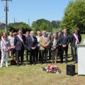 Création d’une stèle en hommage à Paul Marche à Anizy-le-Château 24 Mai 2015