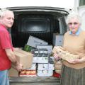 Remise des denrées alimentaires