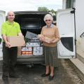 Remise des denrées alimentaires