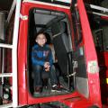 visite de la caserne par les éléves de la classe pour l'inclusion scolaire