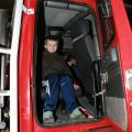 visite de la caserne par les éléves de la classe pour l'inclusion scolaire