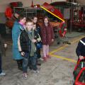 visite de la caserne par les éléves de la classe pour l'inclusion scolaire