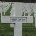 Tombe de Paul Marche à la nécropole nationale de Vauxaillon (Aisne)